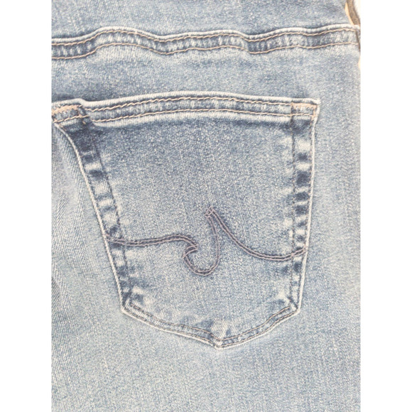 AG for Anthropologie Stevie Ankle Button Up Straight Leg Jeans Size 26 R - Picture 7 of 8
